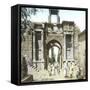 Tebessa (Algeria), Caracalla Gate, Roman Ruins-Leon, Levy et Fils-Framed Stretched Canvas