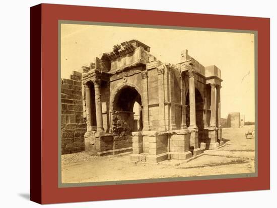 Tebessa, Arc De Triomphe Quadrifrons Caracalla, Third Century, Algiers-Etienne & Louis Antonin Neurdein-Stretched Canvas