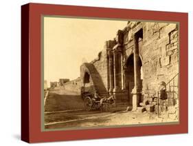 Tebessa, Arch of Caracalla and the Walls of the Byzantine Citadel, Algiers-Etienne & Louis Antonin Neurdein-Stretched Canvas