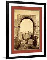 Tebessa Byzantine Basilica, Exterior Door, Algiers-Etienne & Louis Antonin Neurdein-Framed Giclee Print