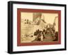 Tebessa, Ramparts of the Byzantine Citadel, Interior View, Algiers-Etienne & Louis Antonin Neurdein-Framed Giclee Print