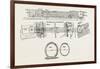 Technical Drawing of the Tunnel under the River Clyde at Glasgow, UK, 1890-null-Framed Giclee Print