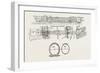 Technical Drawing of the Tunnel under the River Clyde at Glasgow, UK, 1890-null-Framed Giclee Print