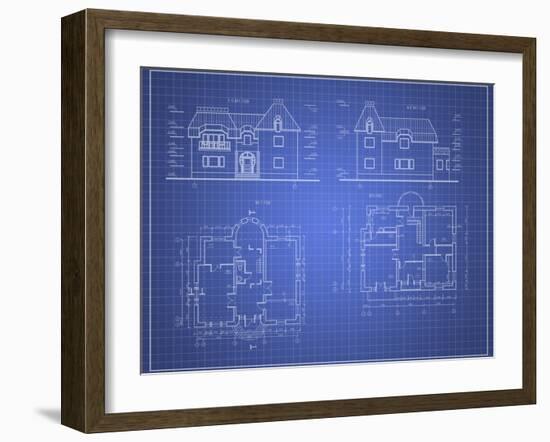 Technical Drawing-YamatoHD-Framed Art Print