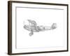 Technical Flight II-Ethan Harper-Framed Art Print