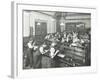 Technical Instruction, Haselrigge Road School, Clapham, London, 1914-null-Framed Photographic Print