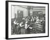 Technical Instruction, Haselrigge Road School, Clapham, London, 1914-null-Framed Photographic Print