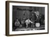 Technicians in Sound Production Room at Walt Disney Studio Using Hanging Mikes and Handheld Boom-Alfred Eisenstaedt-Framed Premium Photographic Print