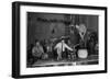 Technicians in Sound Production Room at Walt Disney Studio Using Hanging Mikes and Handheld Boom-Alfred Eisenstaedt-Framed Premium Photographic Print