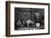 Technicians in Sound Production Room at Walt Disney Studio Using Hanging Mikes and Handheld Boom-Alfred Eisenstaedt-Framed Photographic Print