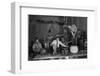 Technicians in Sound Production Room at Walt Disney Studio Using Hanging Mikes and Handheld Boom-Alfred Eisenstaedt-Framed Photographic Print