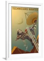 Technicians Wanted-NASA-Framed Art Print