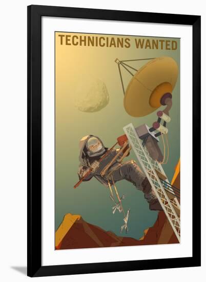 Technicians Wanted-NASA-Framed Art Print