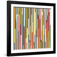 Technicolour Stripes-Fimbis-Framed Giclee Print