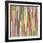 Technicolour Stripes-Fimbis-Framed Giclee Print