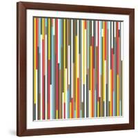 Technicolour Stripes-Fimbis-Framed Giclee Print