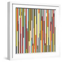 Technicolour Stripes-Fimbis-Framed Giclee Print