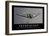 Technology: Inspirational Quote and Motivational Poster-null-Framed Photographic Print
