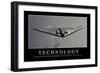 Technology: Inspirational Quote and Motivational Poster-null-Framed Photographic Print