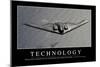 Technology: Inspirational Quote and Motivational Poster-null-Mounted Photographic Print