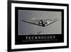 Technology: Inspirational Quote and Motivational Poster-null-Framed Photographic Print