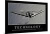 Technology: Inspirational Quote and Motivational Poster-null-Mounted Photographic Print