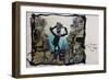 Technology - Trough of Disillusionment, 1996 (collage, acrylic, ink on paper)-Ralph Steadman-Framed Giclee Print