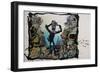Technology - Trough of Disillusionment, 1996 (collage, acrylic, ink on paper)-Ralph Steadman-Framed Giclee Print