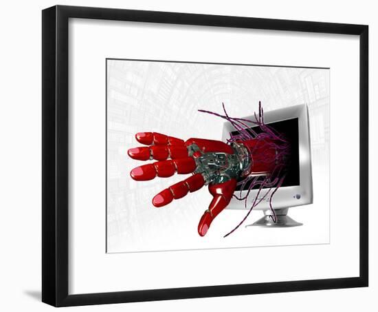 Technophobia, Conceptual Artwork-Victor Habbick-Framed Photographic Print