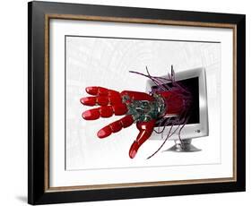 Technophobia, Conceptual Artwork-Victor Habbick-Framed Photographic Print