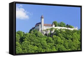 Teck Castle, Kirchheim Teck, Swabian Alb, Baden Wurttemberg, Germany, Europe-Markus Lange-Framed Stretched Canvas