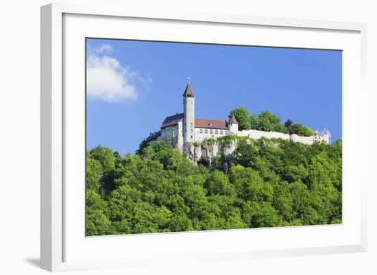 Teck Castle, Kirchheim Teck, Swabian Alb, Baden Wurttemberg, Germany, Europe-Markus Lange-Framed Photographic Print