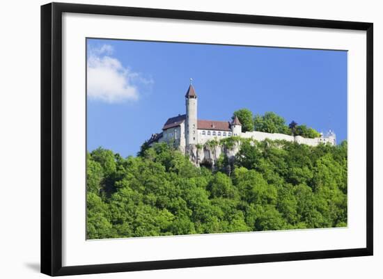 Teck Castle, Kirchheim Teck, Swabian Alb, Baden Wurttemberg, Germany, Europe-Markus Lange-Framed Photographic Print