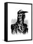 Tecumseh (C1768-181), Native American Chief of the Shawnees-null-Framed Stretched Canvas