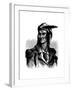 Tecumseh (C1768-181), Native American Chief of the Shawnees-null-Framed Giclee Print
