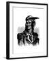 Tecumseh (C1768-181), Native American Chief of the Shawnees-null-Framed Giclee Print