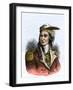 Tecumseh in a British Uniform-null-Framed Giclee Print