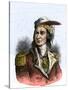 Tecumseh in a British Uniform-null-Stretched Canvas