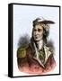 Tecumseh in a British Uniform-null-Framed Stretched Canvas