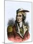 Tecumseh in a British Uniform-null-Mounted Giclee Print