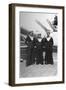 Ted and Pals, Three Royal Navy Sailors on Board a Warship, C1920s-C193s-null-Framed Giclee Print