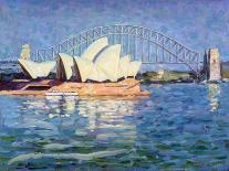 Sydney Harbour, Pm, 1995-Ted Blackall-Framed Giclee Print