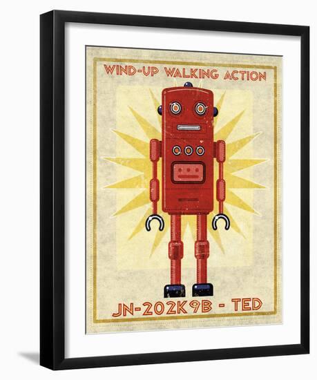 Ted Box Art Robot-John Golden-Framed Giclee Print