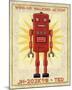 Ted Box Art Robot-John W^ Golden-Mounted Art Print