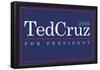 Ted Cruz For President 2016-null-Framed Poster