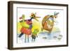 Ted, Ed, and Caroll and the Tiny Fish 2 - Turtle-Valeri Gorbachev-Framed Premium Giclee Print