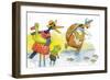 Ted, Ed, and Caroll and the Tiny Fish 2 - Turtle-Valeri Gorbachev-Framed Giclee Print