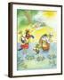 Ted, Ed and Caroll and the Tiny Fish 4 - Turtle-Valeri Gorbachev-Framed Giclee Print