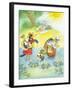 Ted, Ed and Caroll and the Tiny Fish 4 - Turtle-Valeri Gorbachev-Framed Giclee Print