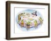 Ted, Ed, and Caroll and the Tiny Fish 5 - Turtle-Valeri Gorbachev-Framed Premium Giclee Print